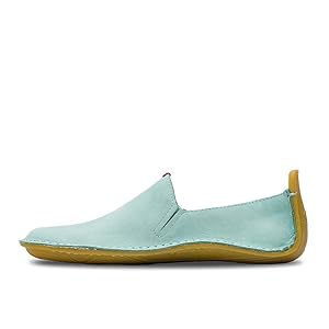 VIVOBAREFOOT Mens Ababa II Leather Blue Haze Shoes 10 UK